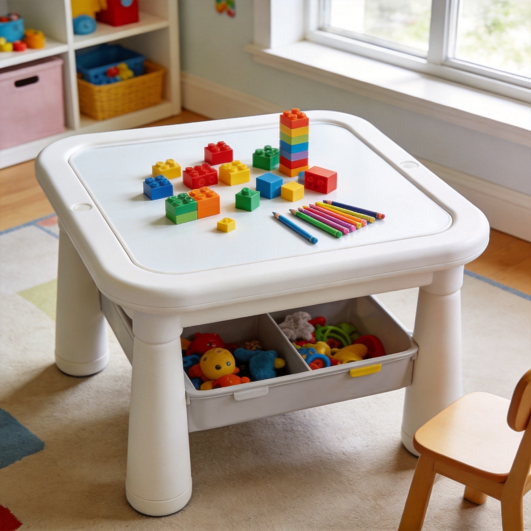 2-in-1 Reversible Kids Play Table