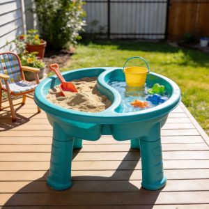 Curved Sand and Water Play Table