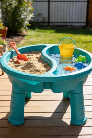 Curved Sand and Water Play Table