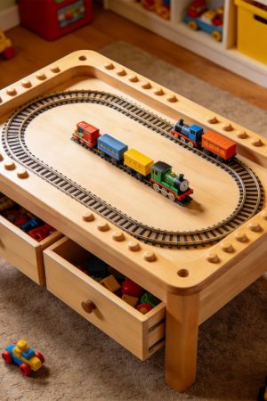 Train Set Activity Play Table