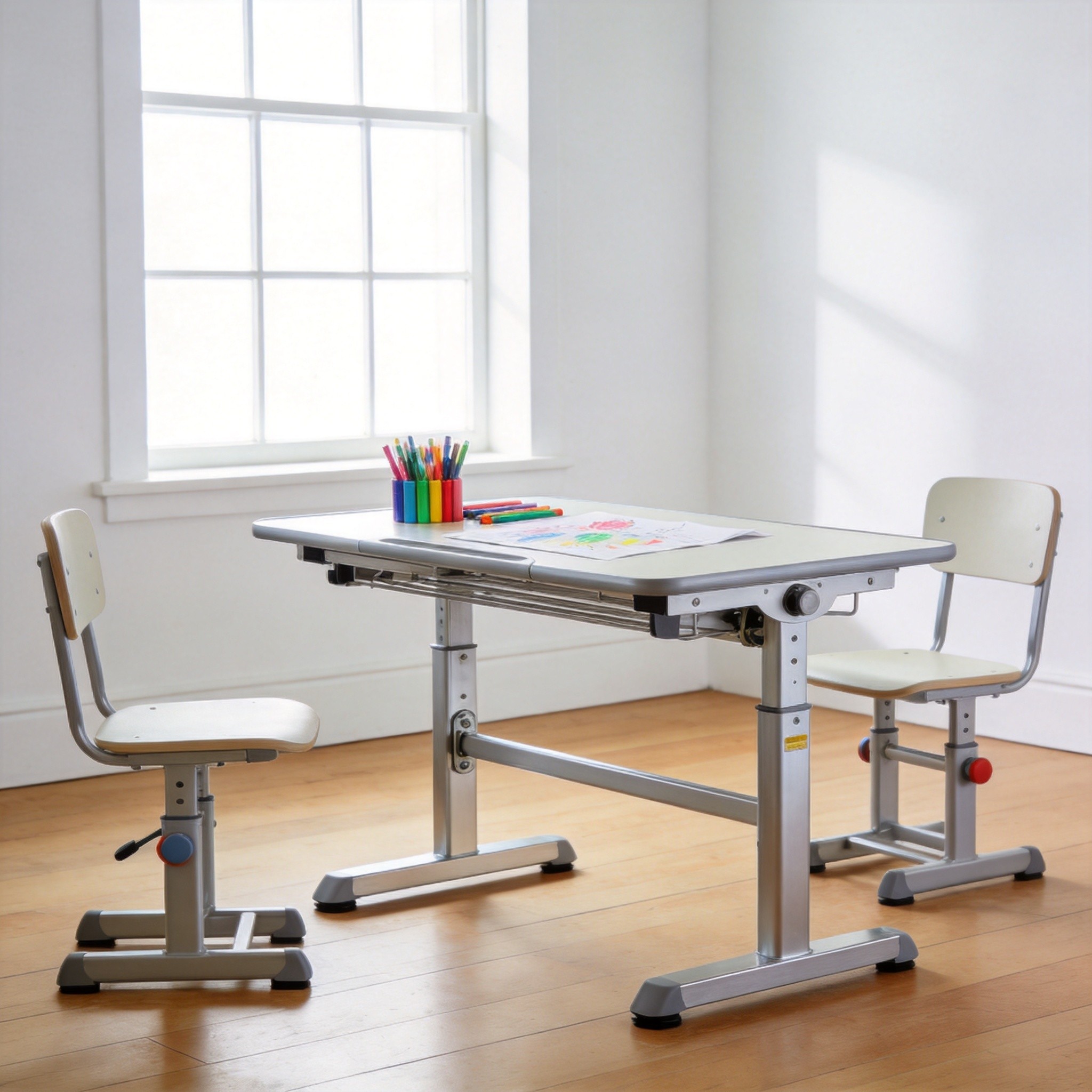 Height-Adjustable Kids Activity Table
